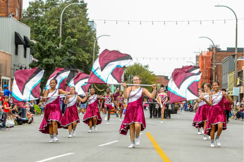 The Niagara Grape and Wine Festival's Grande Parade is an annual tradition in Downtown St. Catharines.