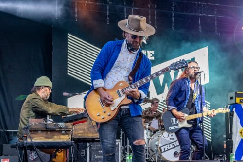 The Trews perform at the Mega Worlds Fan Fest in St. Catharines